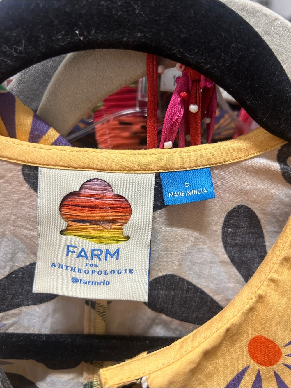 Farm Rio x Anthropologie Puff-Sleeve Printed Romper - Picture 5 of 6